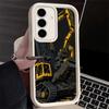 Phone Case for Samsung Galaxy A17 A16 A15 A14 A13 Excavating Machinery Cool A56 A36 A26 A55 A35 A25 A54 A34 A24 A53 A33 A23 A07