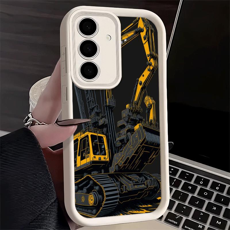 Phone Case for Samsung Galaxy A17 A16 A15 A14 A13 Excavating Machinery Cool A56 A36 A26 A55 A35 A25 A54 A34 A24 A53 A33 A23 A07