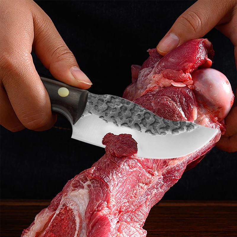 Handmade Stainless Steel Kitchen Boning Knife Fishing Knife Meat Cleaver Butcher Knife Chef Kitchen Knives
