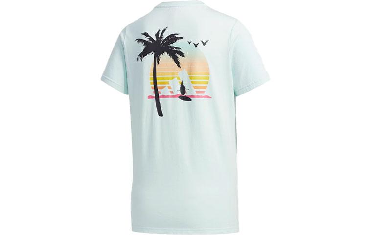 Adidas T Shirt Women s Light Blue FT7941 S