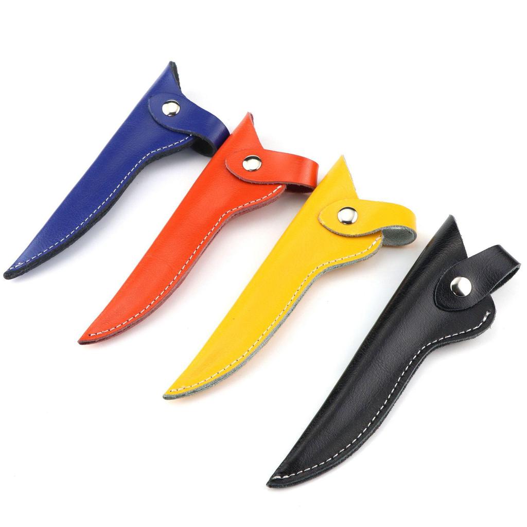 Colored Genuine Leather Scissor Sheath for Pet Grooming and Hairdressing Scissors