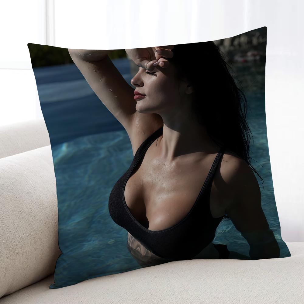 Wrestler Actor SSaraya Paige cushion cover Home Bedding Sofa living Room pillowcase Simple Soft Skin Cushion Cover Party Gift