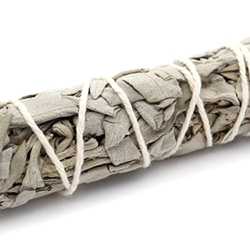 [GOLD STONE] White Sage Wand Bundle, Slim Type, Approx. 6-12g, Trial Price, Aromatherapy, Incense, California-Grown Sage, Pesticide-Free, 10 Sticks