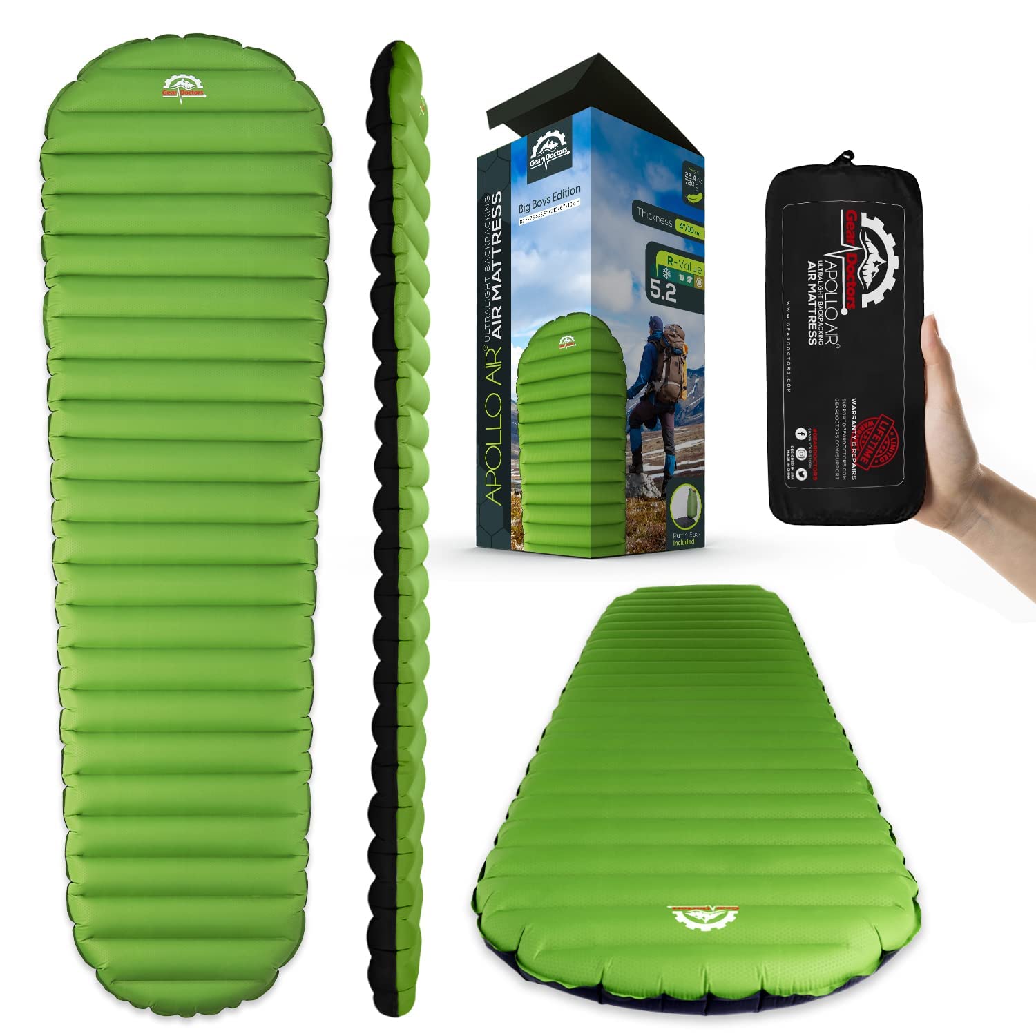 

Gear Doctors Ultralight Air Mattress ApolloAir (Multicolor)
