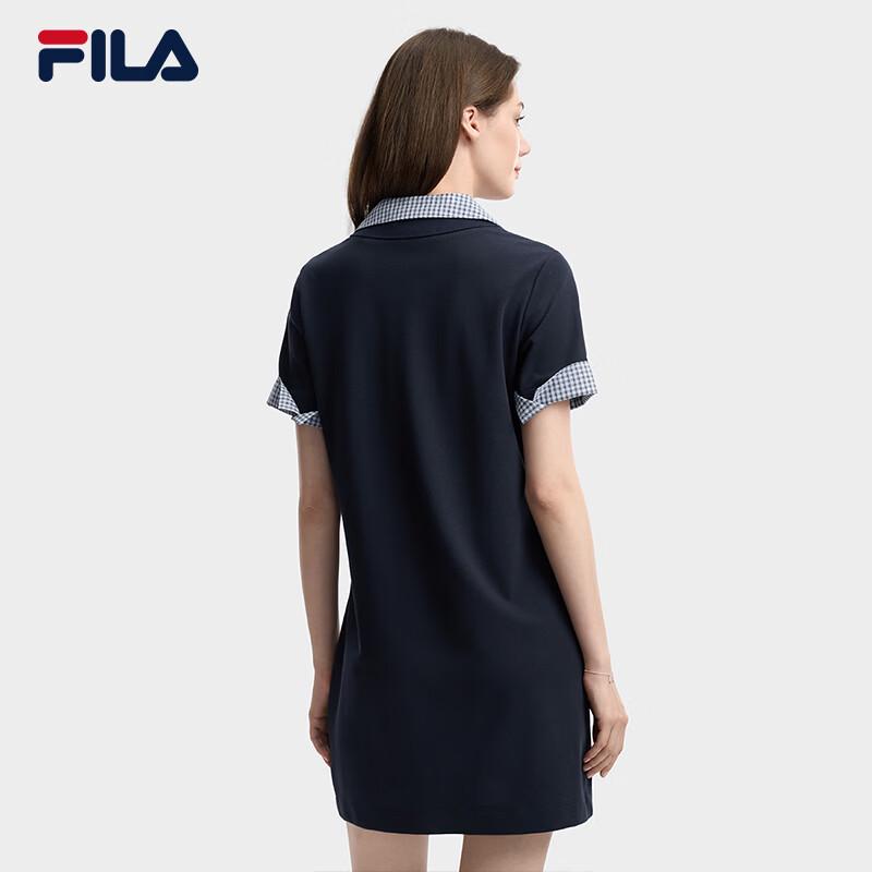 Fila Women's Plaid Polo Knit Dress