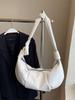 Pu Dumpling Bag For Women With Wrinkled Design For Daily Fashion
