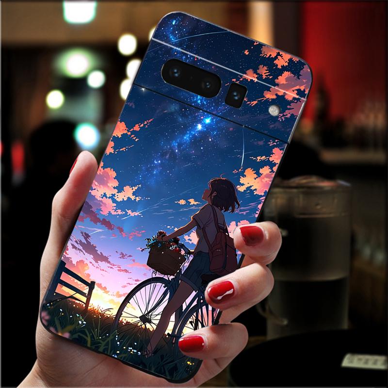 Anime Sceneary Art Phone Case For Google Pixel 10 9 Pro XL 9A 8 7 6 Pro Pixel 8A 7A 6A Pixel 8 7 6 5