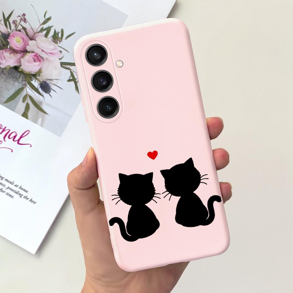 For Samsung A15 Case A05 A05S A25 4G Cover Cute Love Heart Butterfly Silicone Soft Fundas For Samsung Galaxy A15 SM-A155F Bumper