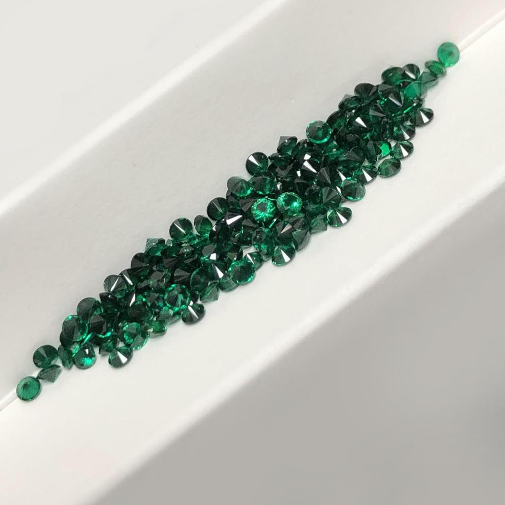 Hydrothermal Synthetic Emeralds: Zambia/Colombia-Origin Loose Gemstones