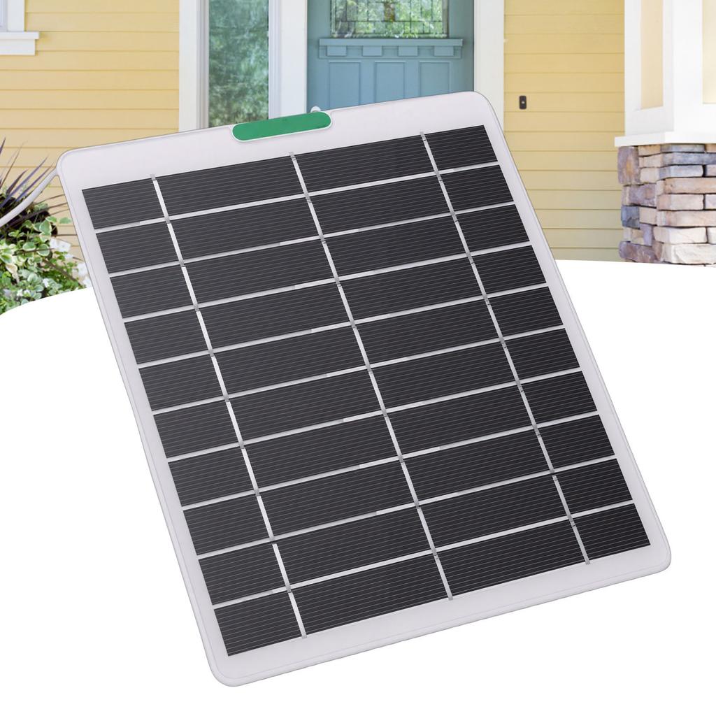 5W Solar Panel Fit for   Pro 5S Surveillance Camera Monocrystalline Silicon Solar  r with 3 Pin Interface for Security Camera Doorbell