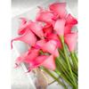 Mini Calla Lily Faux Flower Wedding Bouquet and Home Decor Prop