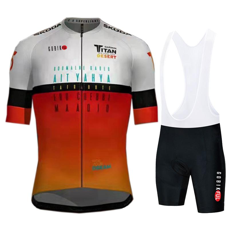 Bike Jersey Set 2026 Team Cycling Clothing Summer Short Sleeve Cycling Suit Men's Top and Bottom Bib Shorts Kit