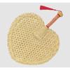 Hand-Woven Straw Fan Vintage Pufan Chinese Handmade Hand Shaking Fan Wheat Straw Craft Gift Home Decoration Party Dance Hand Fan