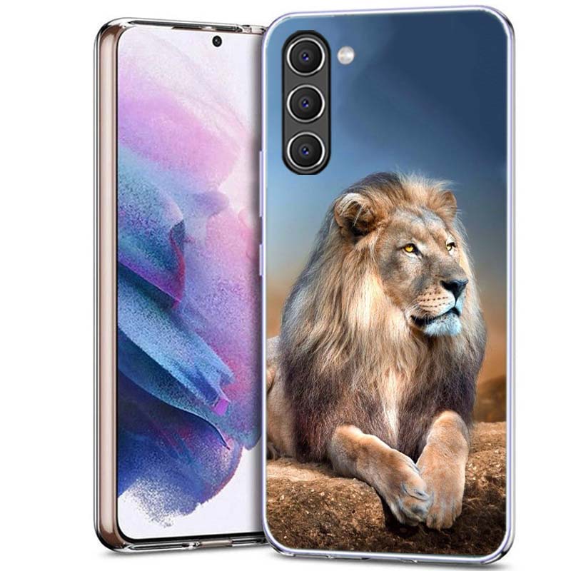 Lion Alpha Male Cub Phone Case for Samsung A16 A17 A26 A36 A37 A56 A57 A12 A22 A32 A52S A07 A06 A02S A72 Galaxy A70 A50S A71 A51
