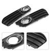 Pair of Fog Lamp Grill Left +Right Car Light Grille Cover 8KD807681 Fit for A4 B8 0912