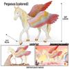 Realistic Solid Heart Unicorn Pegasus Toy Ornament