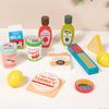 Simulated Wooden Kitchenware Toys, Parent-child Interactive Game Props