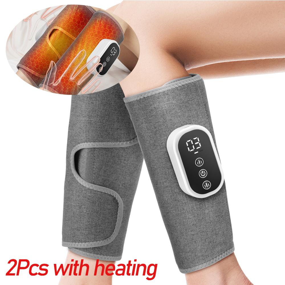 Electric Heated 360° Leg Massager Warm Wireless Air Pressure Massager Airbag Compresstion Relax Foot Calf Muscle Relieve Fatigue
