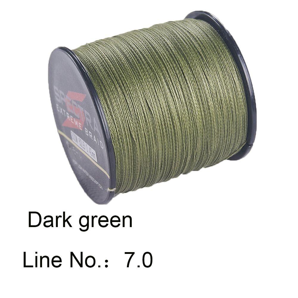 6-80LB Strong Rope Cord PE Braided Tackle Wire Sea Fishing Line 4 Strands Multifilament Thread
