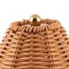 Cordless Boho Rattan Table Lamp Rechargeable Dimmable LED Bedside Lamp Decorative Lighting for Home Restaurant Hotel Dining Table