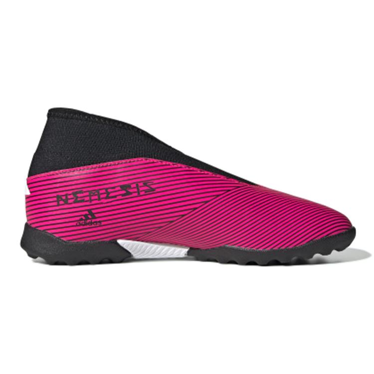 adidas Nemeziz 19.3 LL TF J Breathable And Slip Resistant Mid Top Kids' Soccer Shoes Bright Pink Kids' EF8849