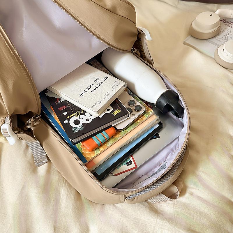 Mädchen Rucksack Einfarbig Damen Reise Rucksack mit großer Kapazität Studenten Schultasche