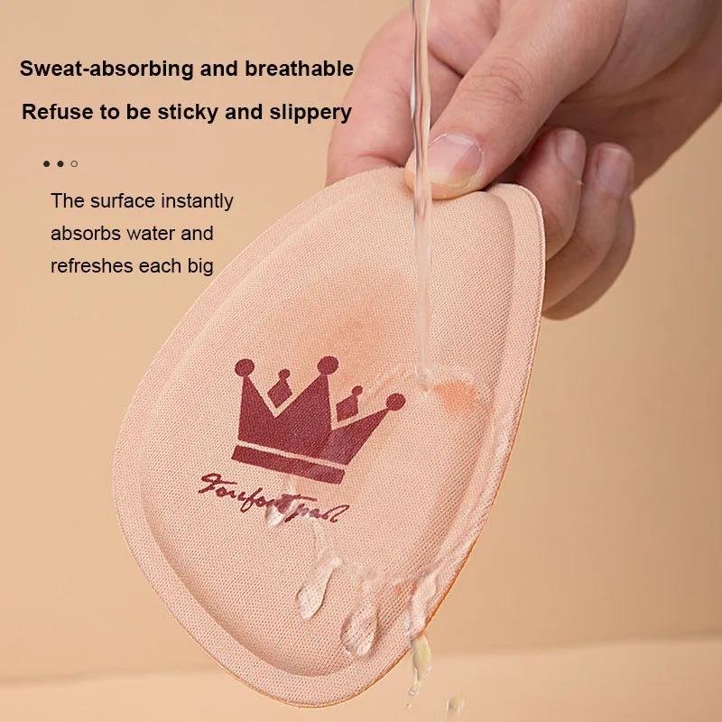 New Women's High-heeled Insoles - Non-slip Breathable Forefoot Pads with Sweat-absorbing Sponge Inserts