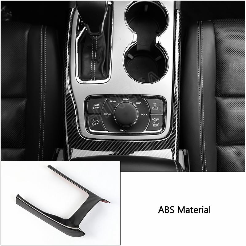 SHINEKA Carbon Fiber Stickers For Jeep Grand Cherokee Car Interior Decoration Cover Accessories For Jeep Grand Cherokee