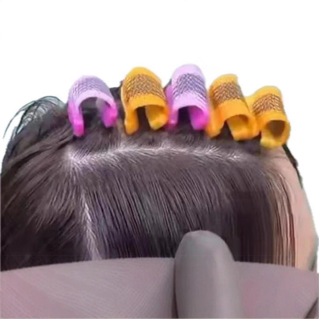 20pcs Fluffy Hair Roots Perm Roll Invisible Height Increasing Seamless QQ Hair Rollers Magic Curler DIY Non-Damage Styling Tools