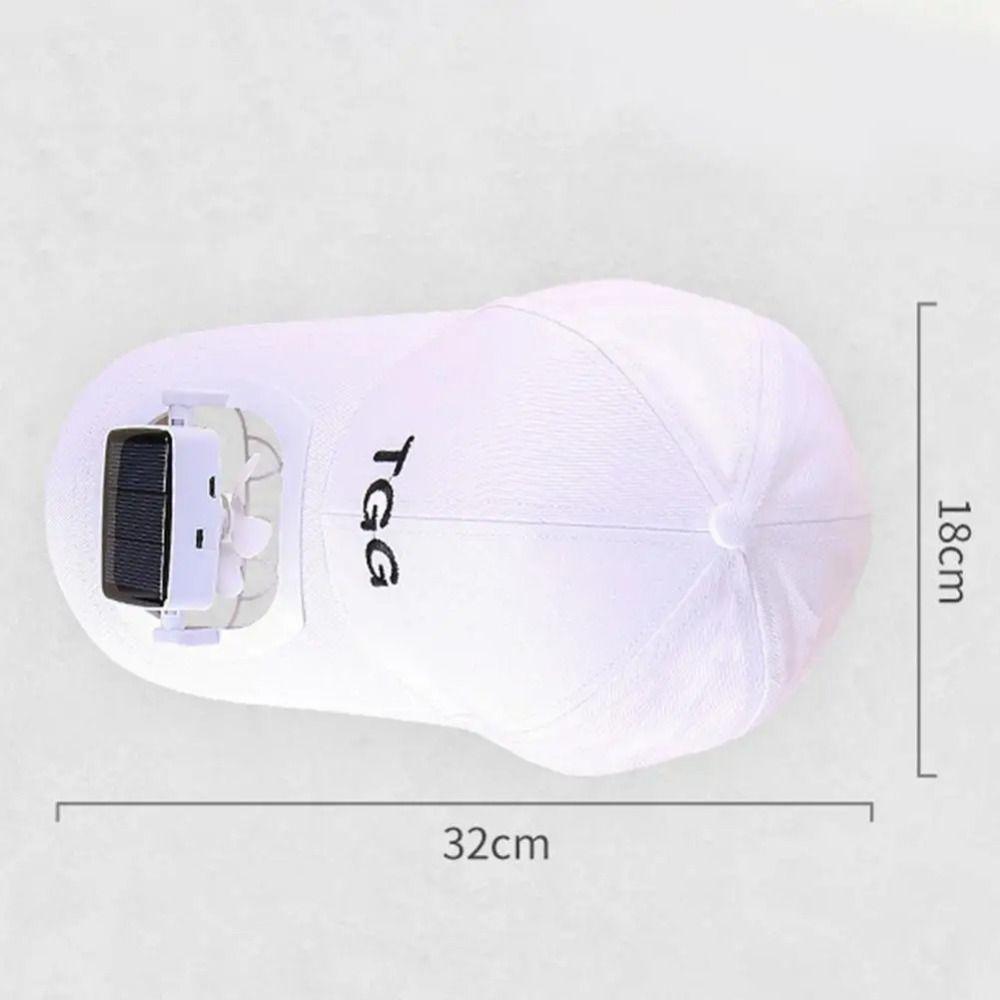 with Cooling Fan Fan Sunhat Solar Charging Sun Protection Cap New Fan Baseball Hat  Outdoor