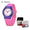 Marco Quartz Unisex Children's Sports Watch - Simple, Stylish, Waterproof with Color Block Design for Students