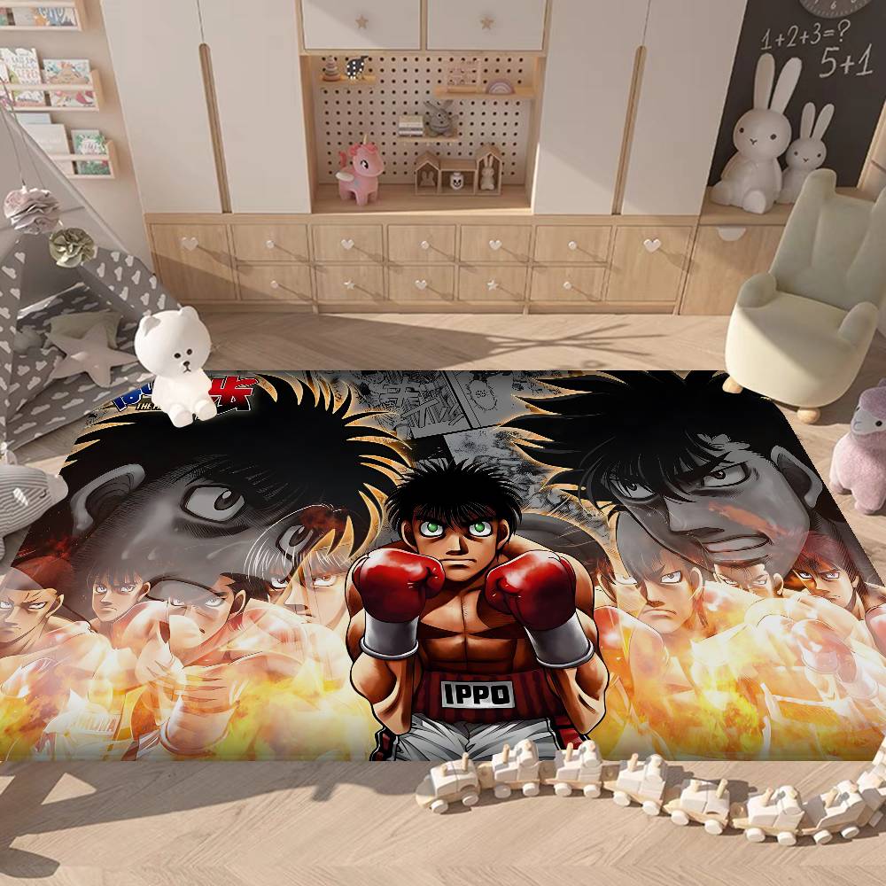 Hajime No Ippo Anime Kitchen Mat Kids Room Bedroom Decoration Balcony Anti-Slip Doormat Living Room Alfombra