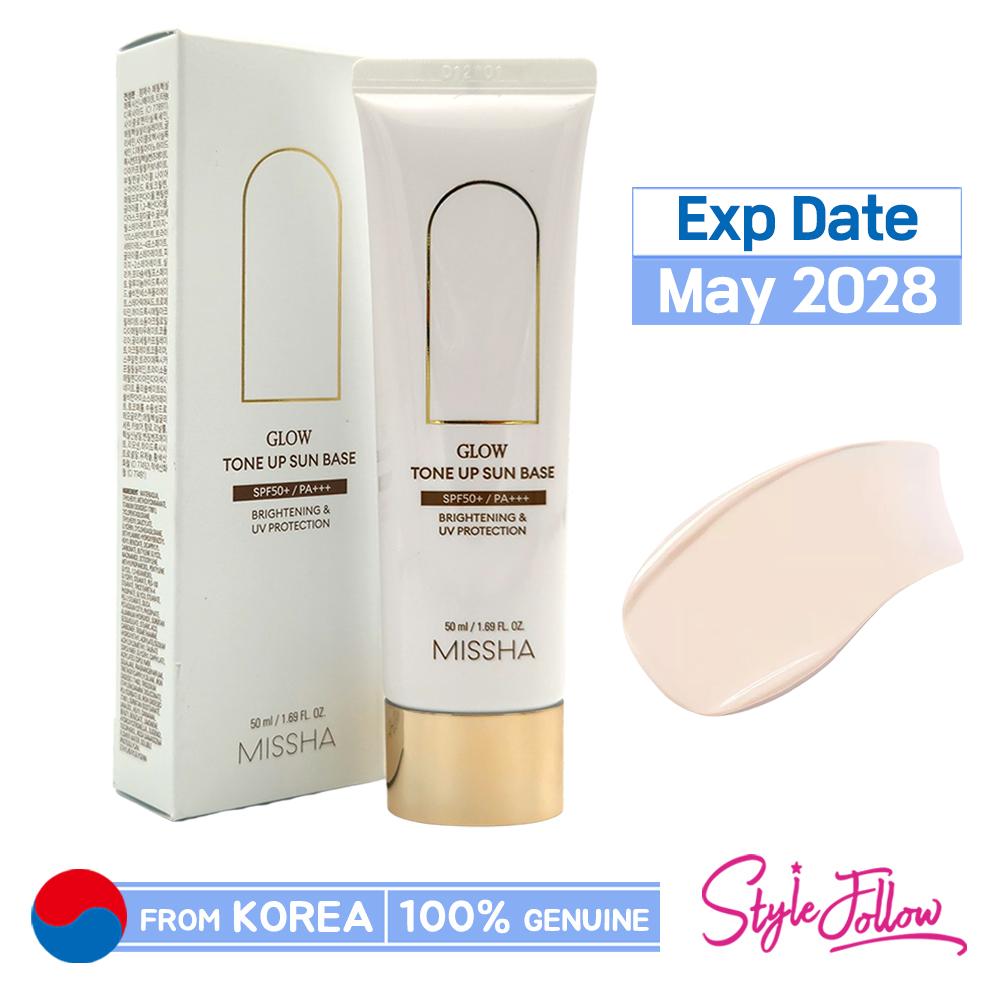 

[MISSHA] Солнцезащитная база Glow Tone Up, 50 мл (SPF50 + / PA +++) 1pc + Sample Gifts