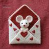 Wool Art Doll Handmade Felt Mouse Plush Toy Cute Animal Ornament Collectible Soft Charming Home Decor Unique Gift for Collectors Warm Textured