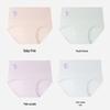 LANGSHA Anti-HPV Antibacterial High-Waist Seamless Cotton Briefs