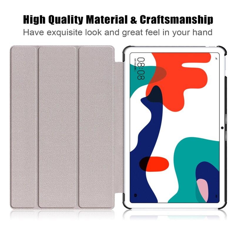 Funda para tableta para Huawei Matepad 10,4 2020 Matepadpro 10,8 2019 Matepad 10,8 "2020 Matepad T8 8,0 pulgadas carcasa plegable tipo Folio para Honor V6 10,4"