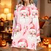 Women's Fashion Casual Long Sleeve Christmas Print Hoodie Top