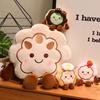Cartoon Mooncake Plush Pendant - Mid-Autumn Festival Charm Gift for Girls
