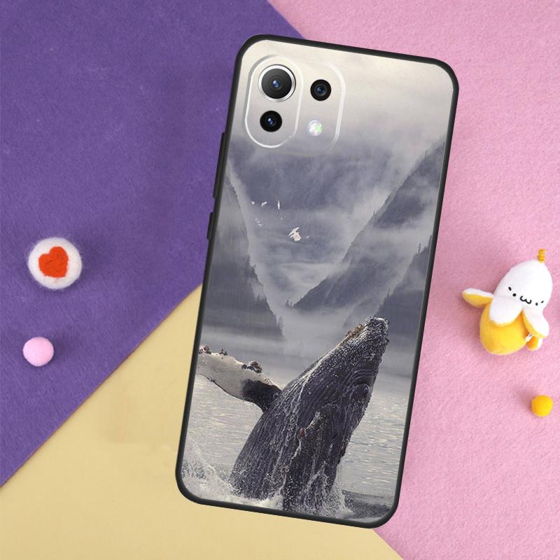 Ocean Whale Shark Swimming Case For Xiaomi 14T 11T 12T 13T Pro 13 14 15 Ultra POCO X7 Pro X3 X5 X6 F5 F6 M6 Pro Cover
