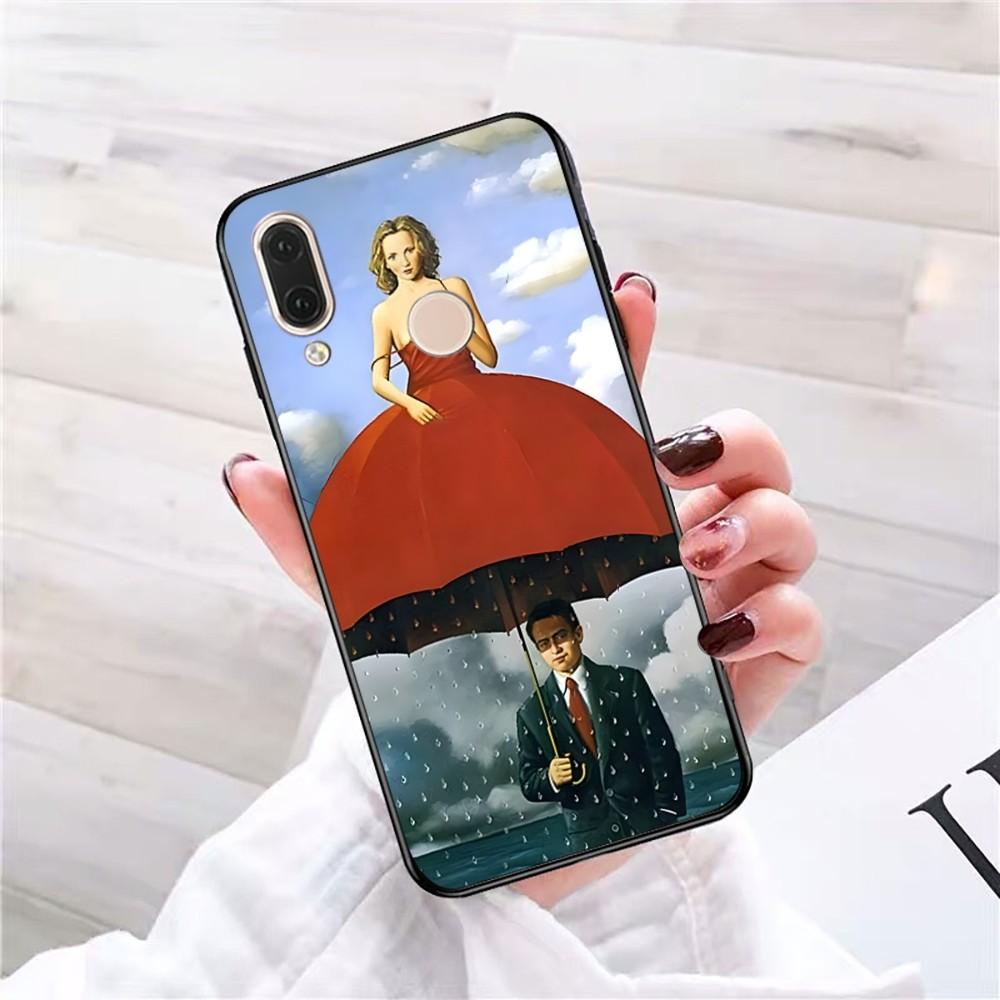 Rene Magritte Phone Case For Redmi 5 6 7 8 9 10 plus pro 6 7 8 9 A GO K20 K30 K40 pro plus F3 Fundas