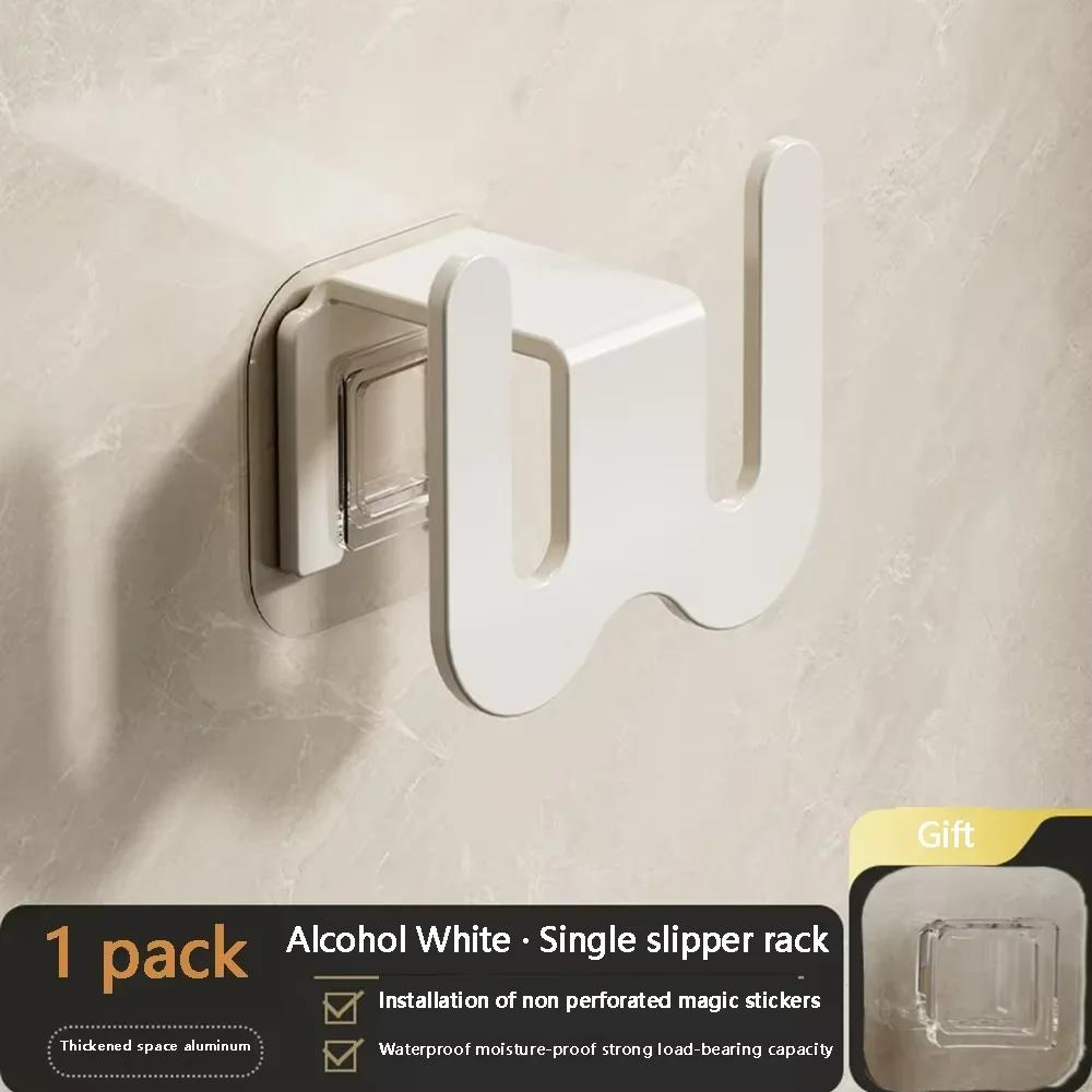 

Неперфорированная простая стойка для хранения обуви Дверь в ванную комнату со сливом на задней стенке Стойка для тапочек в ванную комнату Настенный крючок