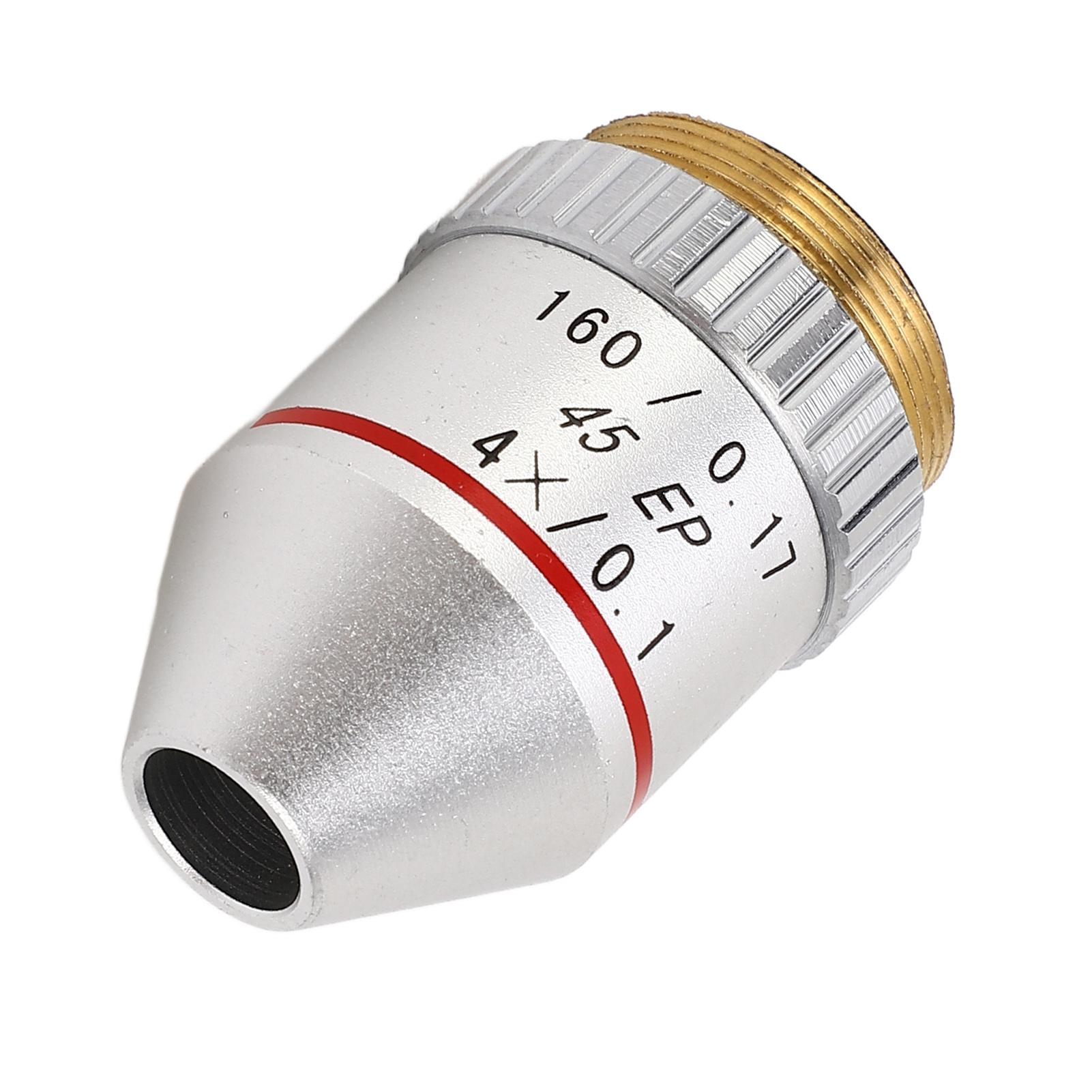 

4X Об єктив 195EP Ахроматичний об єктив Заміна для біологічного мікроскопа телескопа