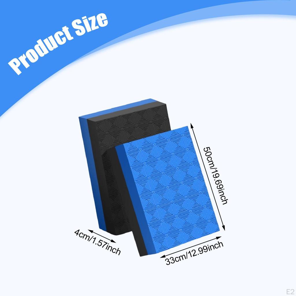 2Pcs Weightlifting Crash Drop Pads Deadlift Weight Cushion Shock Absorbing Floor Protection Silence