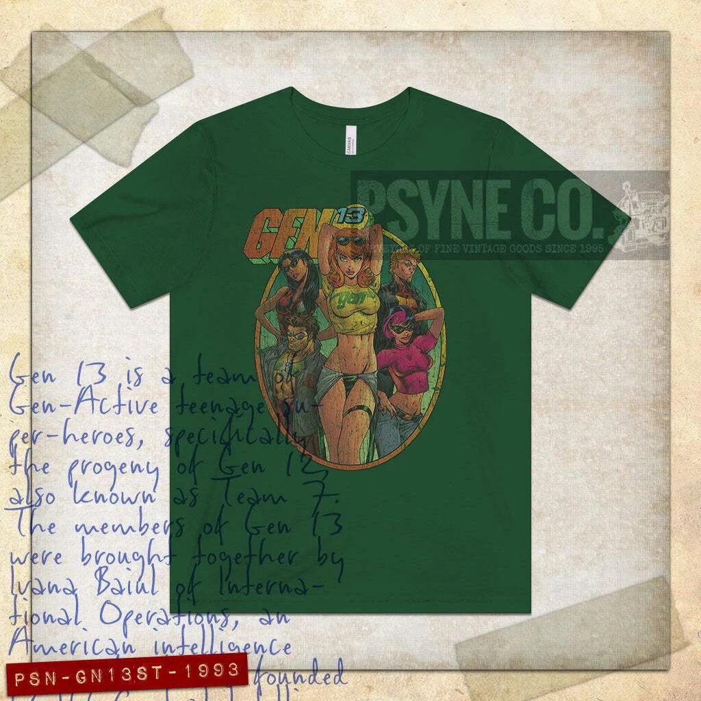 Gen 13 Teen Super Team 1993 Vintage Men s T shirt M