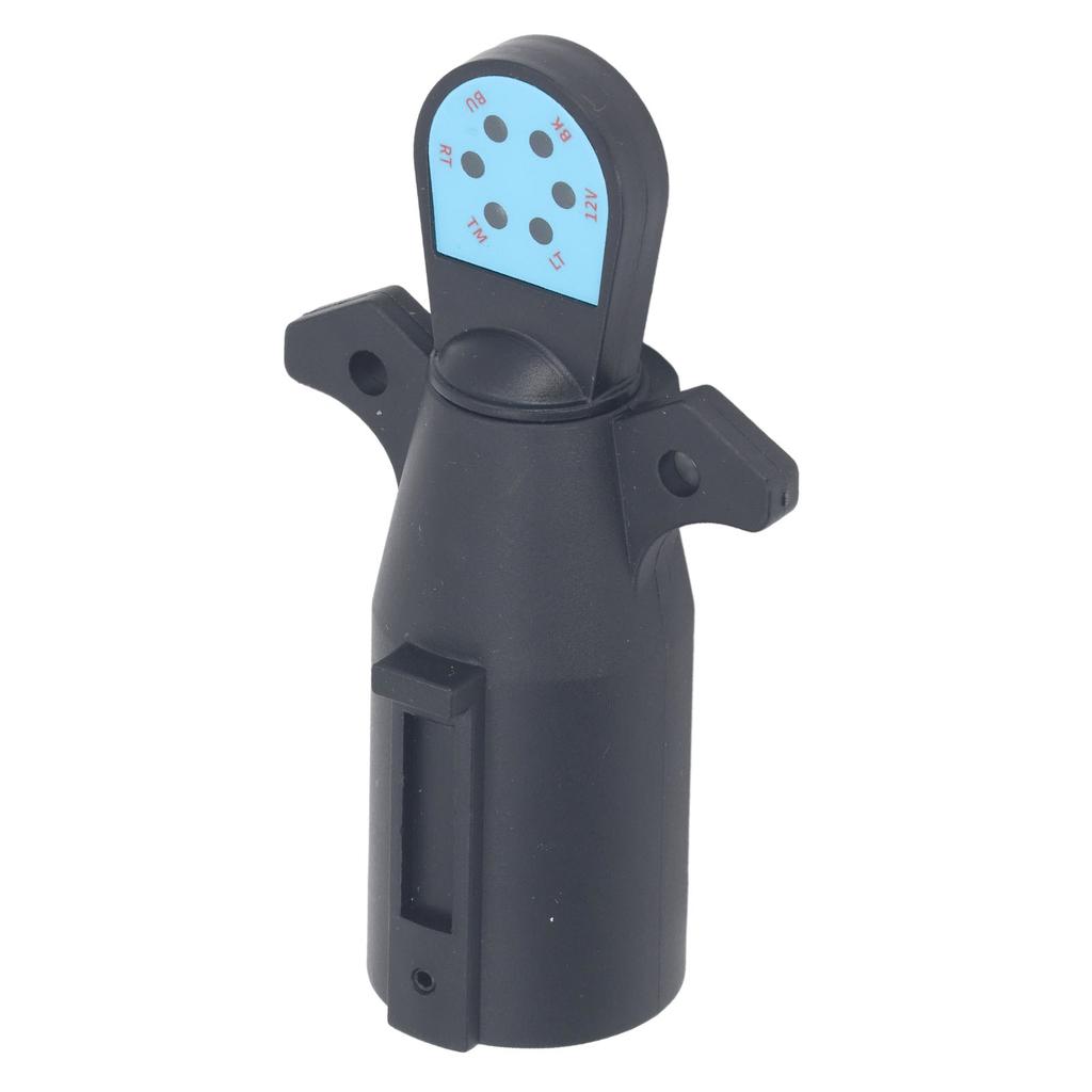 7 Way Trailer Light Adapter  Trailer Connector Plug Wiring Adapter with 4 Pin Flat LED Indicator