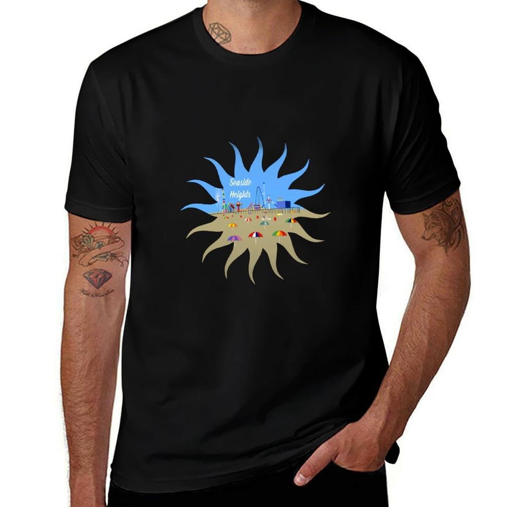 Seaside Heights Family Vacation Tshirt Fitness Quick Dry Short Sleeve Top
