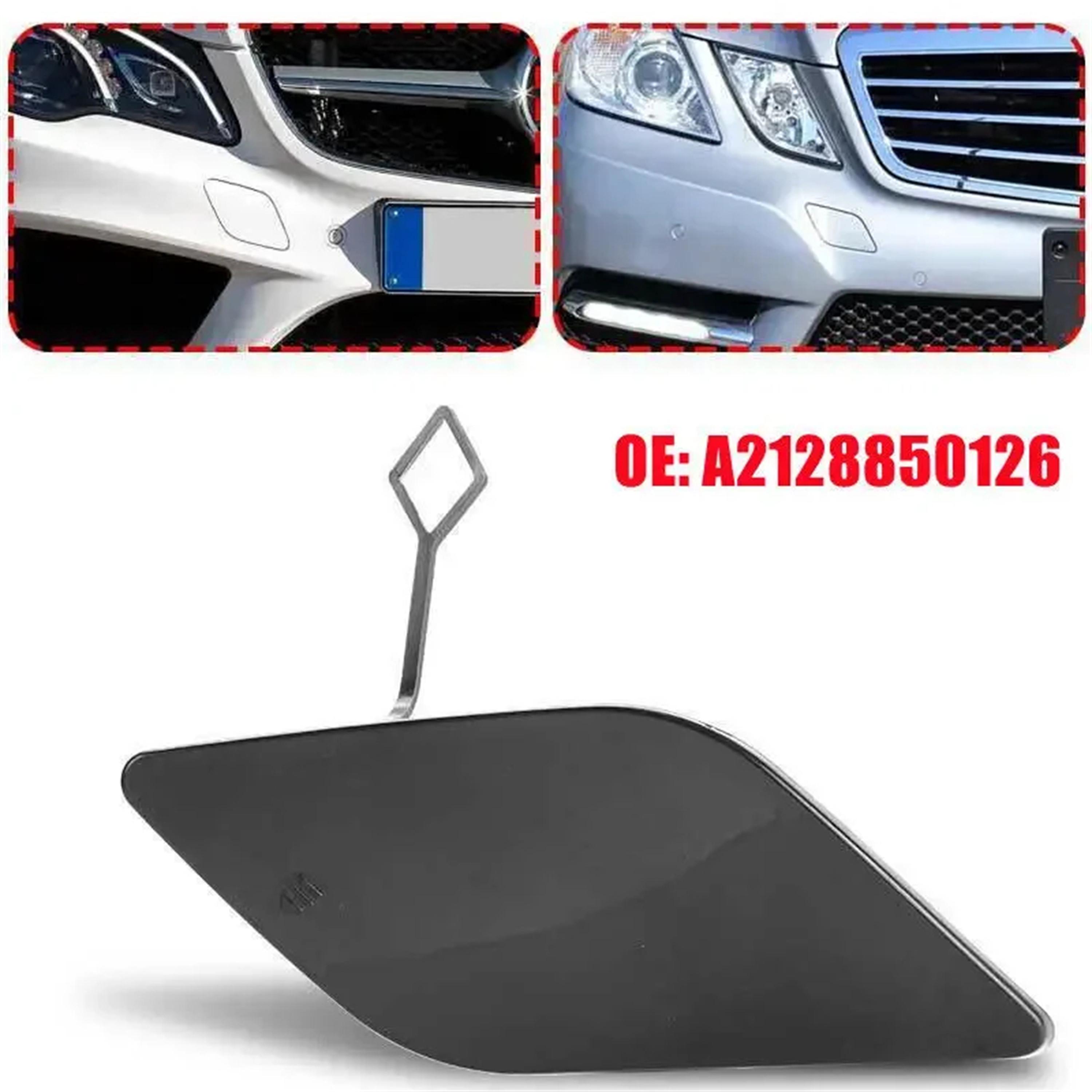 

1 Suitable for Mercedes-BenzELevelW212 E250 E300 E350 E320 2008-2013Front Bumper Tow Hook Cover Black Plastic Tow Hook Cover
