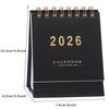 2026 Minimalist Morandi Solid Color Desk Calendar – Desktop Memo Ornament