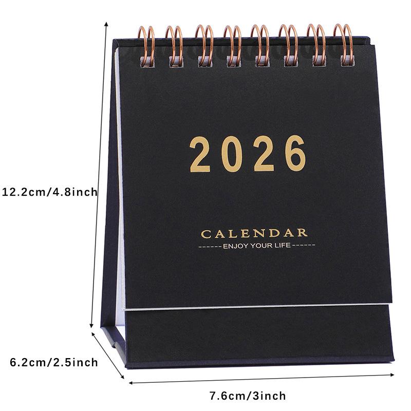 2026 Minimalist Morandi Solid Color Desk Calendar – Desktop Memo Ornament