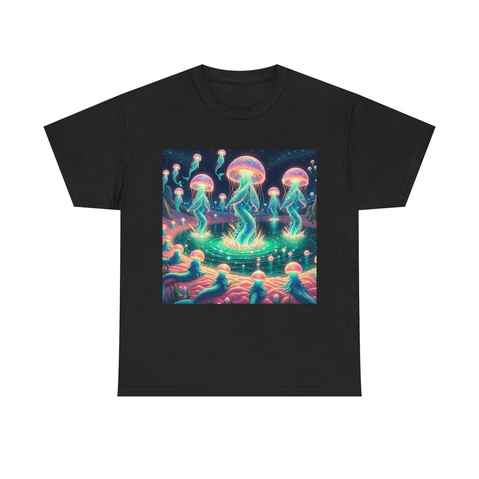 Unisex Adult T Shirt GlitterVomit Mermaid Lagoon L